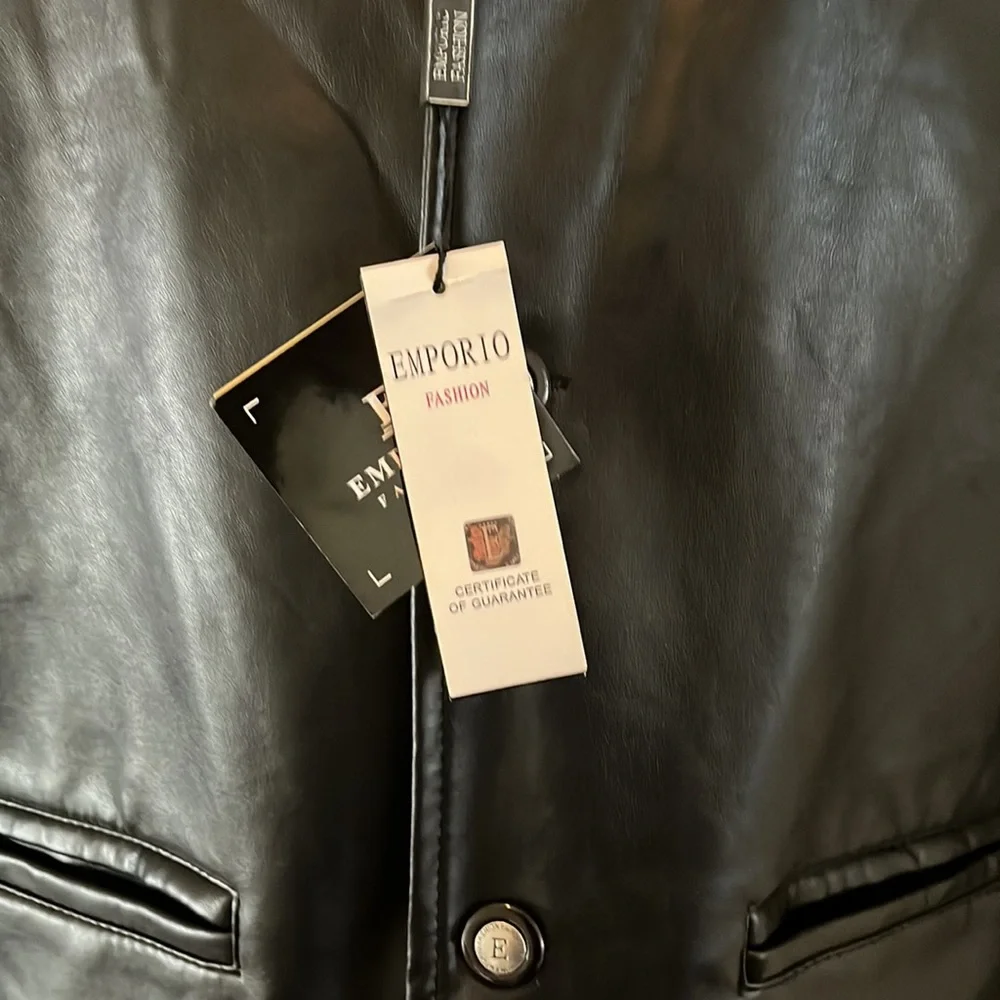 Faux Leather Jacket - Picture 2 of 4